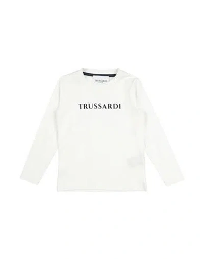 Trussardi Junior Babies'  Toddler Boy T-shirt White Size 5 Cotton
