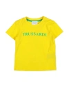 Trussardi Junior Babies'  Toddler Boy T-shirt Yellow Size 6 Cotton