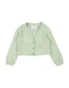 Trussardi Junior Toddler Girl Cardigan Light Green Size 6 Cotton