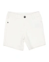 Trussardi Junior Toddler Girl Denim Shorts White Size 3 Cotton, Elastane In White
