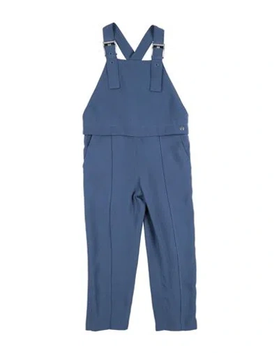 Trussardi Junior Babies'  Toddler Girl Overalls Blue Size 6 Acetate, Rayon