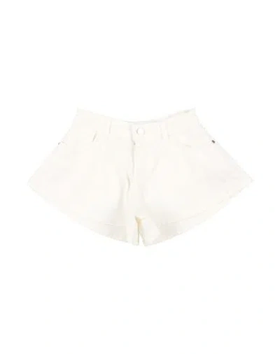 Trussardi Junior Babies'  Toddler Girl Shorts & Bermuda Shorts White Size 6 Cotton, Elastane