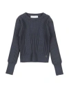 Trussardi Junior Toddler Girl Sweater Slate Blue Size 6 Viscose, Polyester, Nylon In Blue