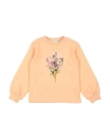 Trussardi Junior Toddler Girl Sweatshirt Apricot Size 6 Organic Cotton
