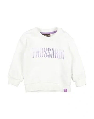 Trussardi Junior Babies'  Toddler Girl Sweatshirt Off White Size 6 Cotton