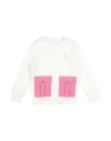 Trussardi Junior Toddler Girl Sweatshirt White Size 6 Organic Cotton
