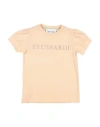Trussardi Junior Toddler Girl T-shirt Apricot Size 6 Cotton In Orange