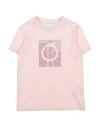 Trussardi Junior Babies'  Toddler Girl T-shirt Blush Size 6 Cotton, Lycra In Pink