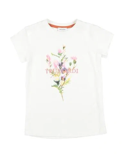 Trussardi Junior Babies'  Toddler Girl T-shirt White Size 6 Cotton