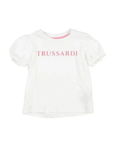 Trussardi Junior Babies'  Toddler Girl T-shirt White Size 6 Cotton, Lycra