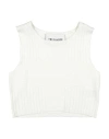 Trussardi Junior Toddler Girl Top Off White Size 6 Viscose, Polyester
