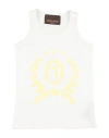 Trussardi Junior Babies'  Toddler Girl Top White Size 6 Cotton, Lycra