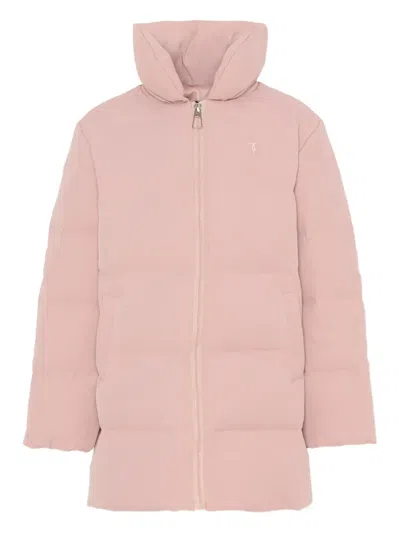 Trussardi Junior Kids' Zip-up Coat In Pink