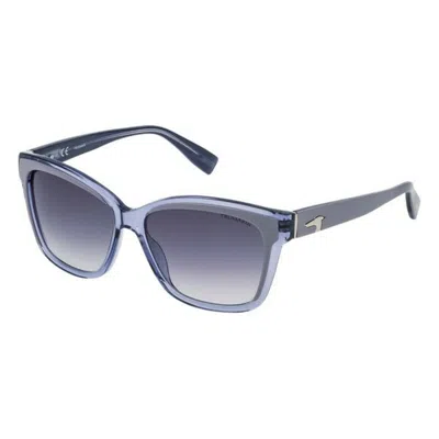 Trussardi Ladies' Sunglasses  Str077560m29  56 Mm Gbby2 In Black