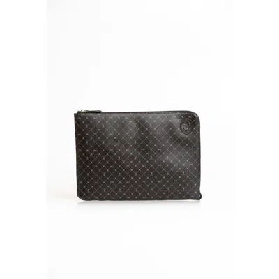 Trussardi Leather Men Men's Clutch In Black
