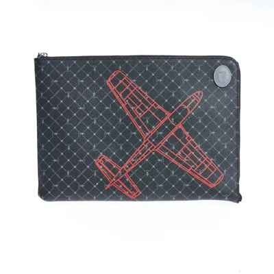 Trussardi Leather Men Men's Clutch In Black