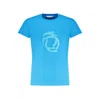 Trussardi Light Blue Cotton T-shirt In Blue