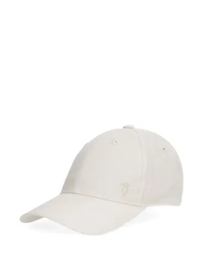 Trussardi Logo-embroidered Baseball Cap In White