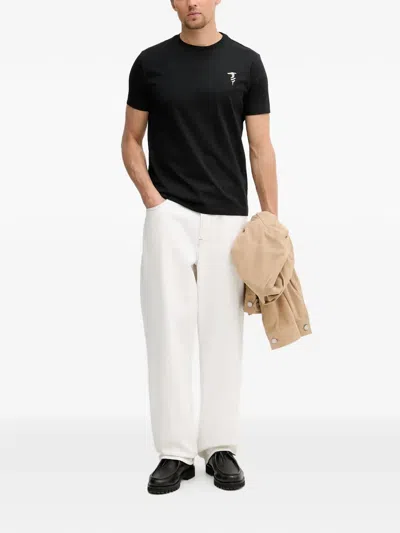 Trussardi Logo-print T-shirt In Black