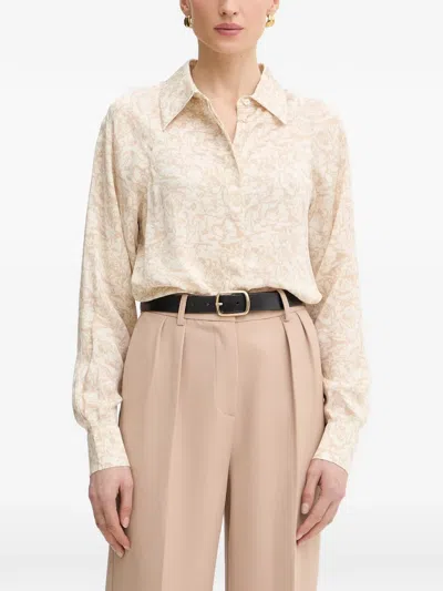 Trussardi Long-sleeve Shirt In Neutral