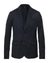 Trussardi Man Blazer Midnight Blue Size 44 Virgin Wool, Elastane In Blue