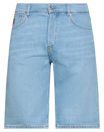 Trussardi Denim Shorts In Blue