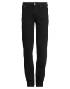 Trussardi Man Jeans Black Size 31 Cotton, Elastane In Black