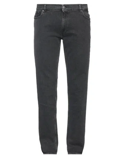 Trussardi Man Jeans Black Size 31 Cotton, Elastane