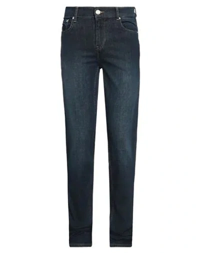 Trussardi Man Jeans Blue Size 29 Cotton, Elastomultiester, Elastane