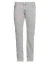 Trussardi Man Jeans Grey Size 29 Cotton, Polyester, Elastane In Grey