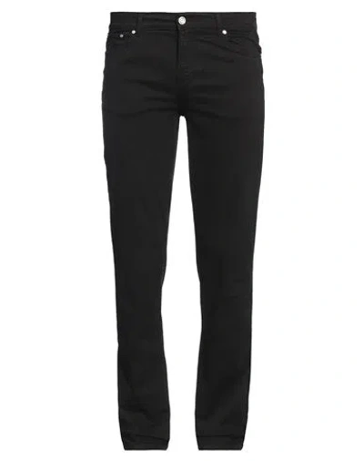 Trussardi Man Pants Black Size 34 Cotton, Elastane