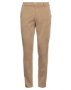 Trussardi Man Pants Khaki Size 30 Cotton, Elastane In Beige