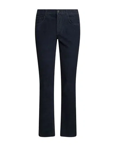 Trussardi Man Pants Midnight Blue Size 30 Cotton, Elastane