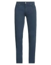 Trussardi Man Pants Midnight Blue Size 30 Cotton, Elastane