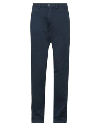 Trussardi Man Pants Midnight Blue Size 30 Cotton, Elastane