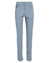 Trussardi Man Pants Sky Blue Size 29 Cotton, Elastane In Blue