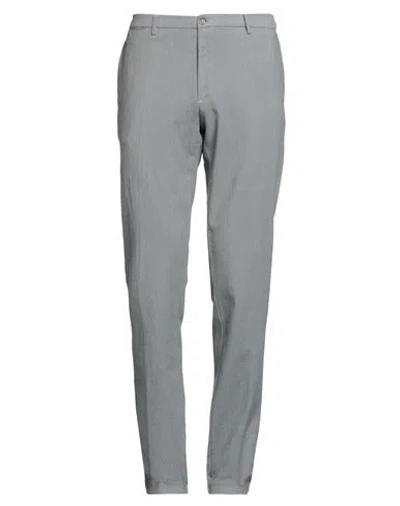 Trussardi Man Pants Slate Blue Size 40 Cotton, Elastane