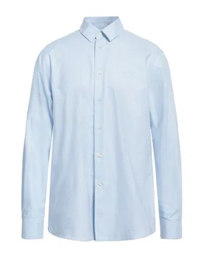 Trussardi Man Shirt Light Blue Size 16 ½ Cotton