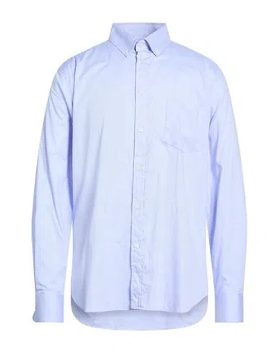 Trussardi Man Shirt Light Blue Size 17 ½ Cotton