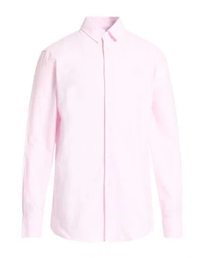 Trussardi Man Shirt Pink Size 15 ½ Cotton