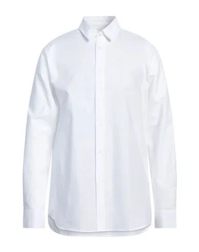 Trussardi Man Shirt White Size 17 ½ Cotton