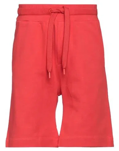 Trussardi Man Shorts & Bermuda Shorts Red Size S Cotton