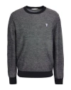 Trussardi Man Sweater Midnight Blue Size Xxl Acrylic, Viscose, Virgin Wool In Blue