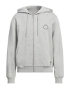 Trussardi Man Sweatshirt Grey Size Xxl Cotton, Elastane In Grey