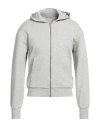 Trussardi Man Sweatshirt Light Grey Size Xl Cotton, Elastane