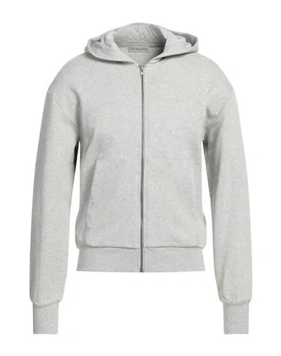 Trussardi Man Sweatshirt Light Grey Size Xl Cotton, Elastane