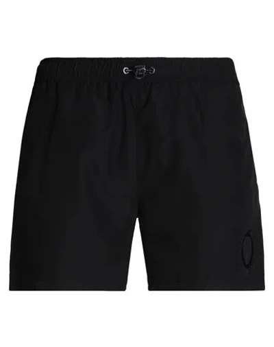 Trussardi Man Swim Trunks Black Size Xxl Polyester