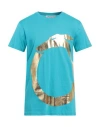 Trussardi Man T-shirt Azure Size Xl Cotton In Blue