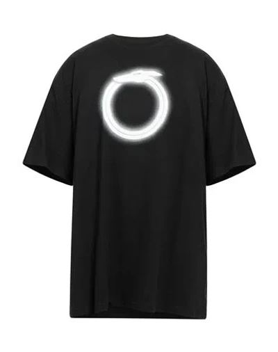 Trussardi Man T-shirt Black Size L Cotton