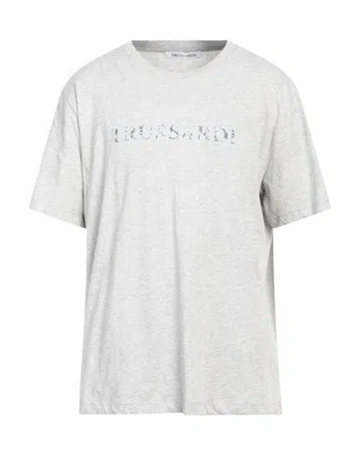 Trussardi Man T-shirt Light Grey Size 3xl Cotton